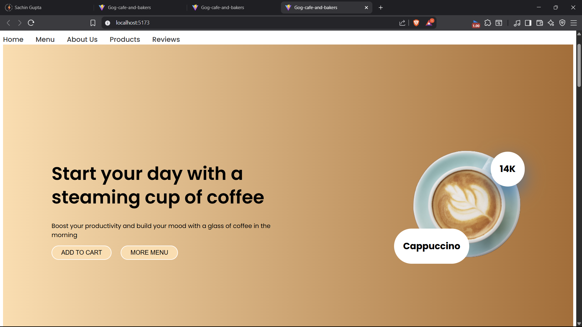GoG Cafe Website